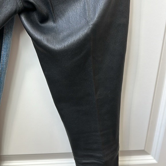 Alice + Olivia denim and leather skinny jeans - Picture 4 of 6